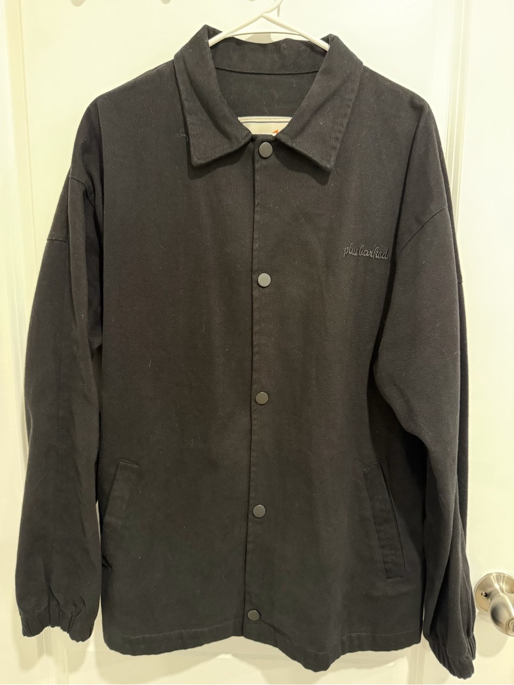 Black Men’s Coach Jacket -
